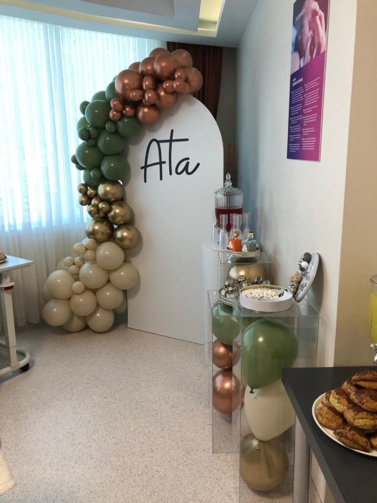 pembe mavi oda süsleme